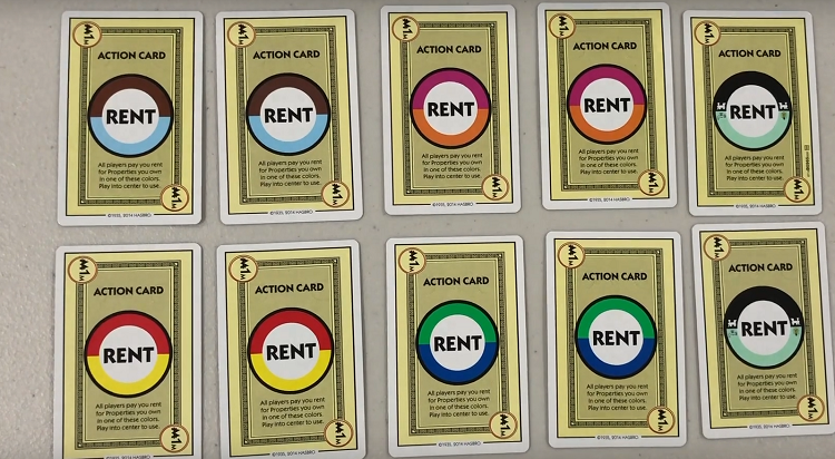 Monopoly Deal Rent (Action Card)