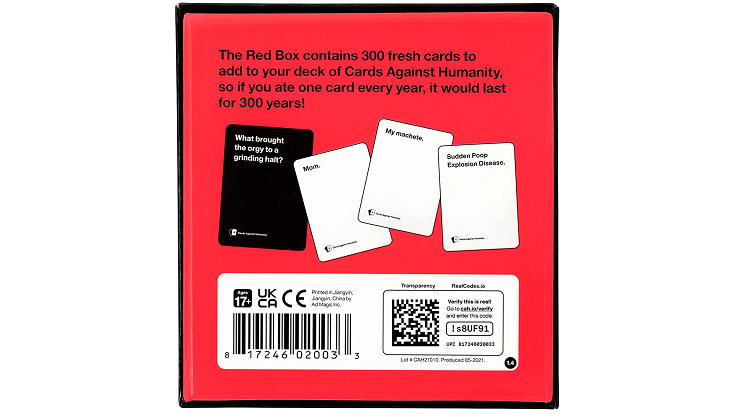 Cards Against Humanity Red Box