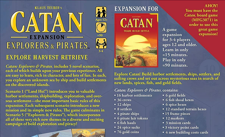 Catan Explorers and Pirates