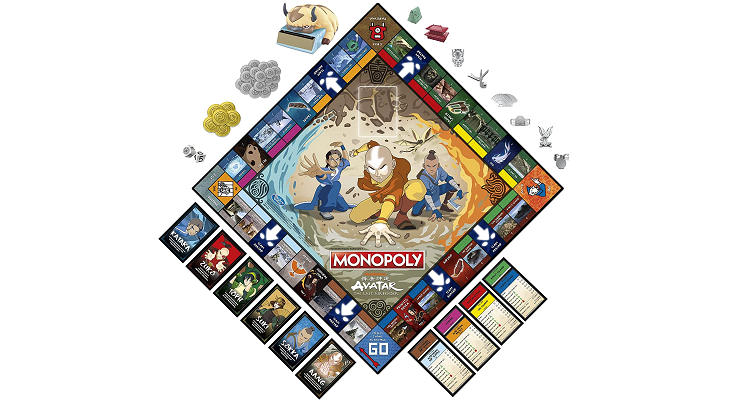 Monopoly Avatar Nickelodeon The Last Airbender Edition Board Game