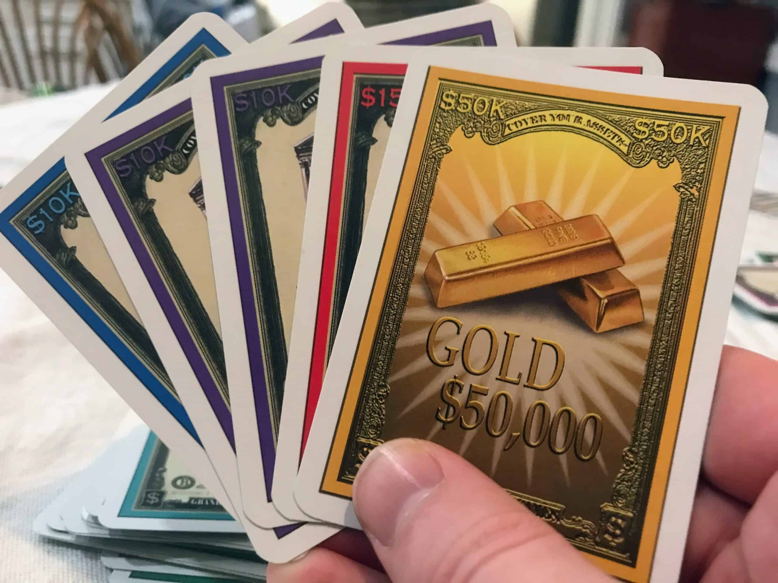 Cover Your Assets Hand Gold Wildcard Cards