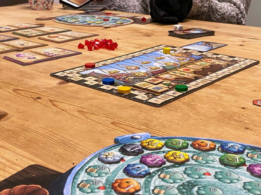 Quacks of Quedlinburg Table Pots Boards Scoring Track Victory Points Markers