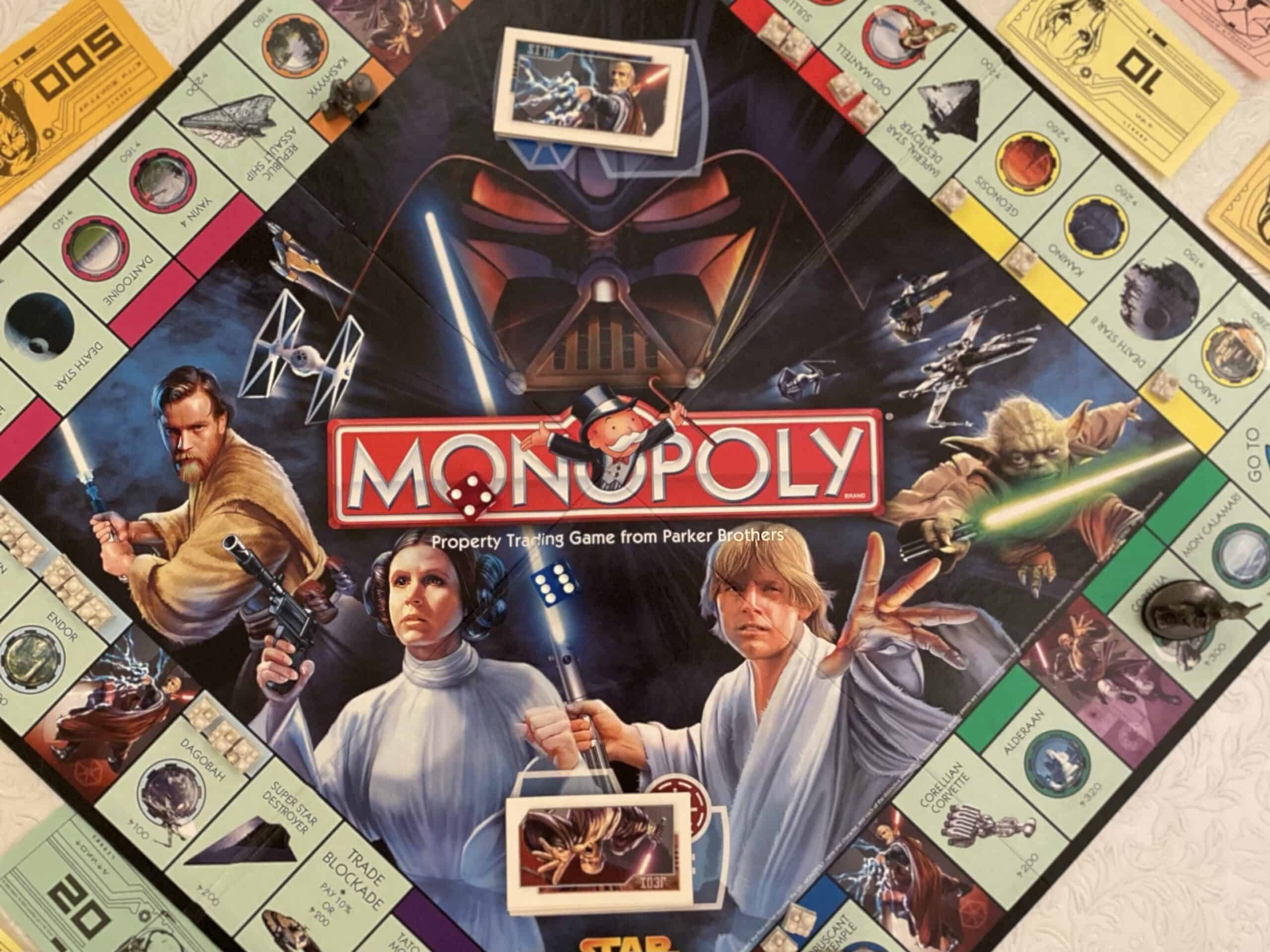 Star Wars Monopoly Saga Edition Game Board