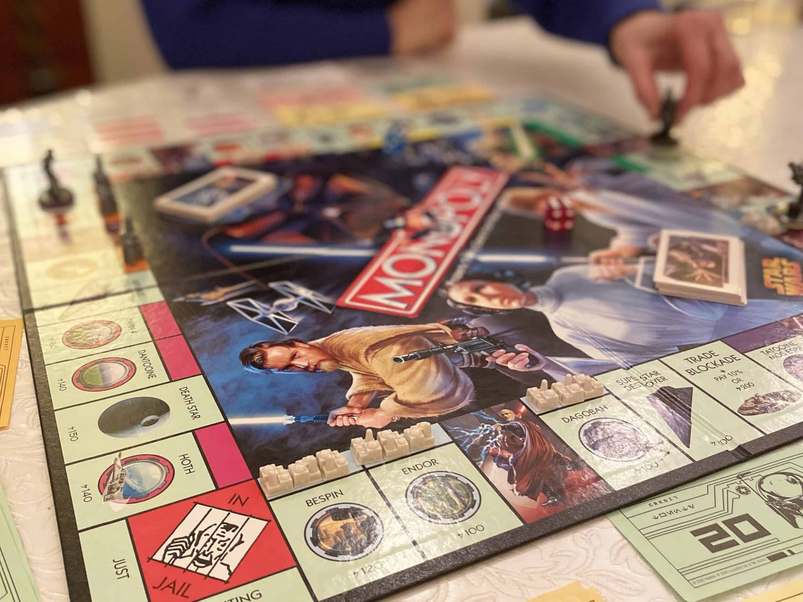 Star Wars Monopoly Saga Edition Playing Game