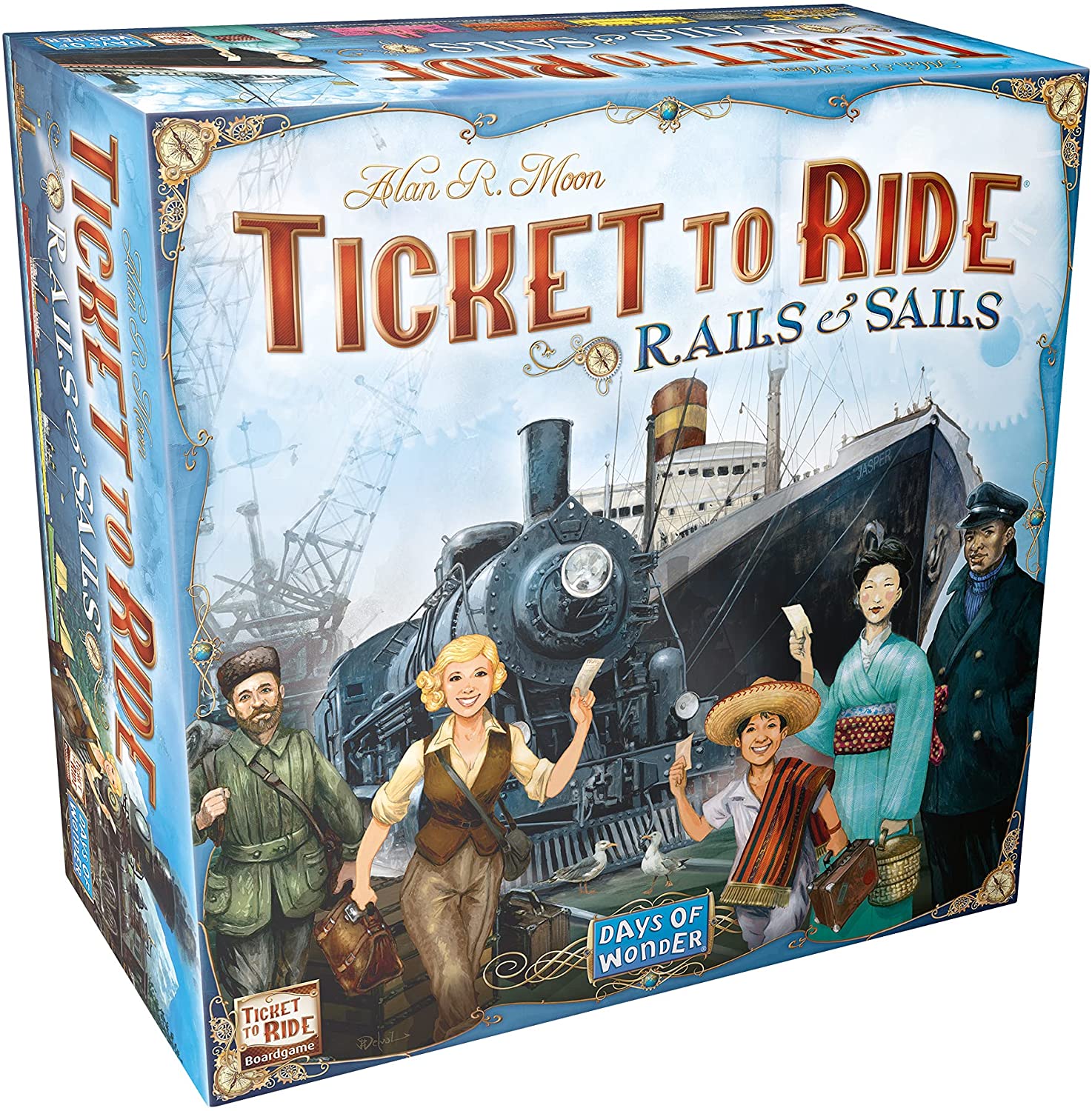 Ticket to Ride Rails & Sails Board Game