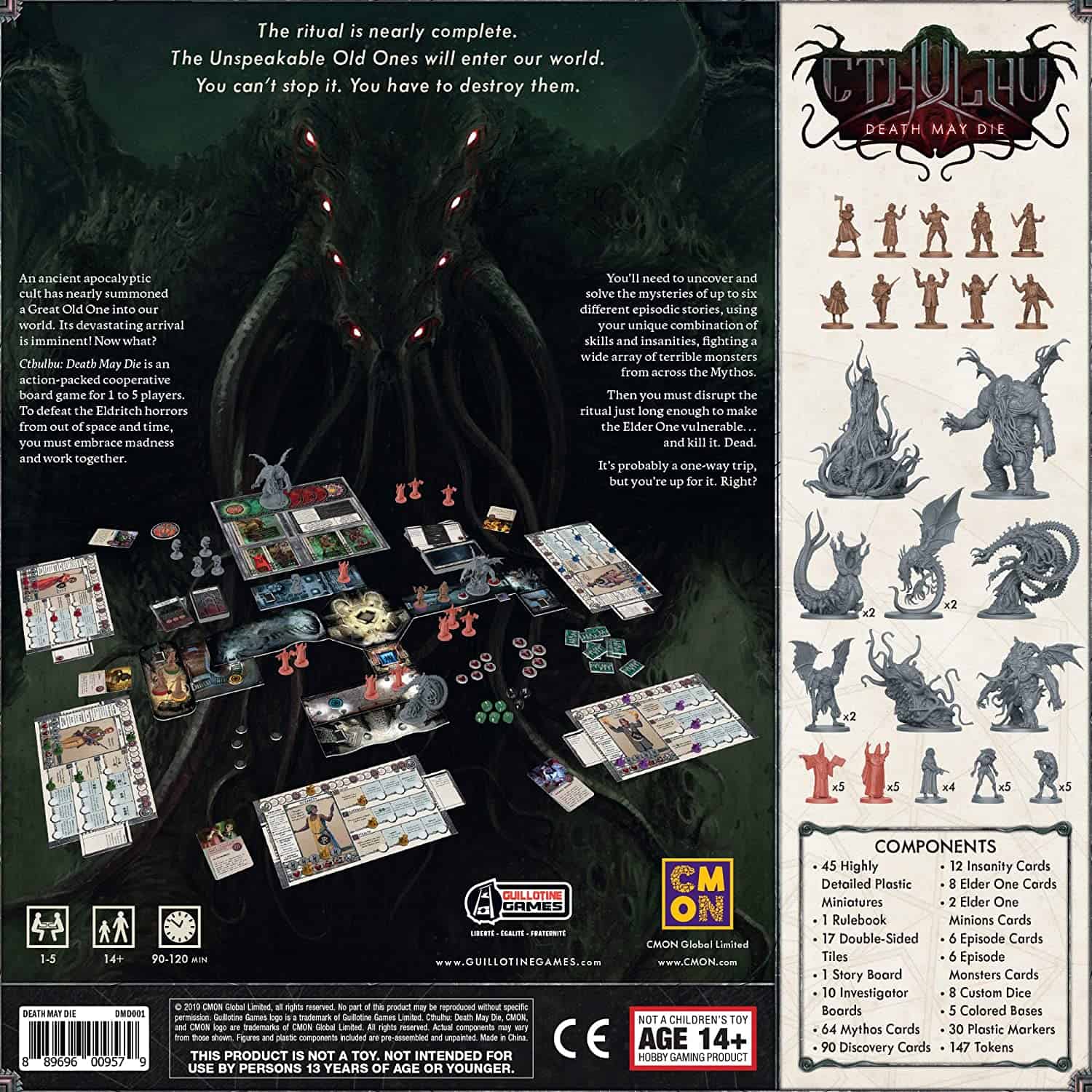 Cthulu Death May Die Board Game