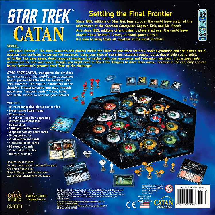 star trek catan 2 player rules