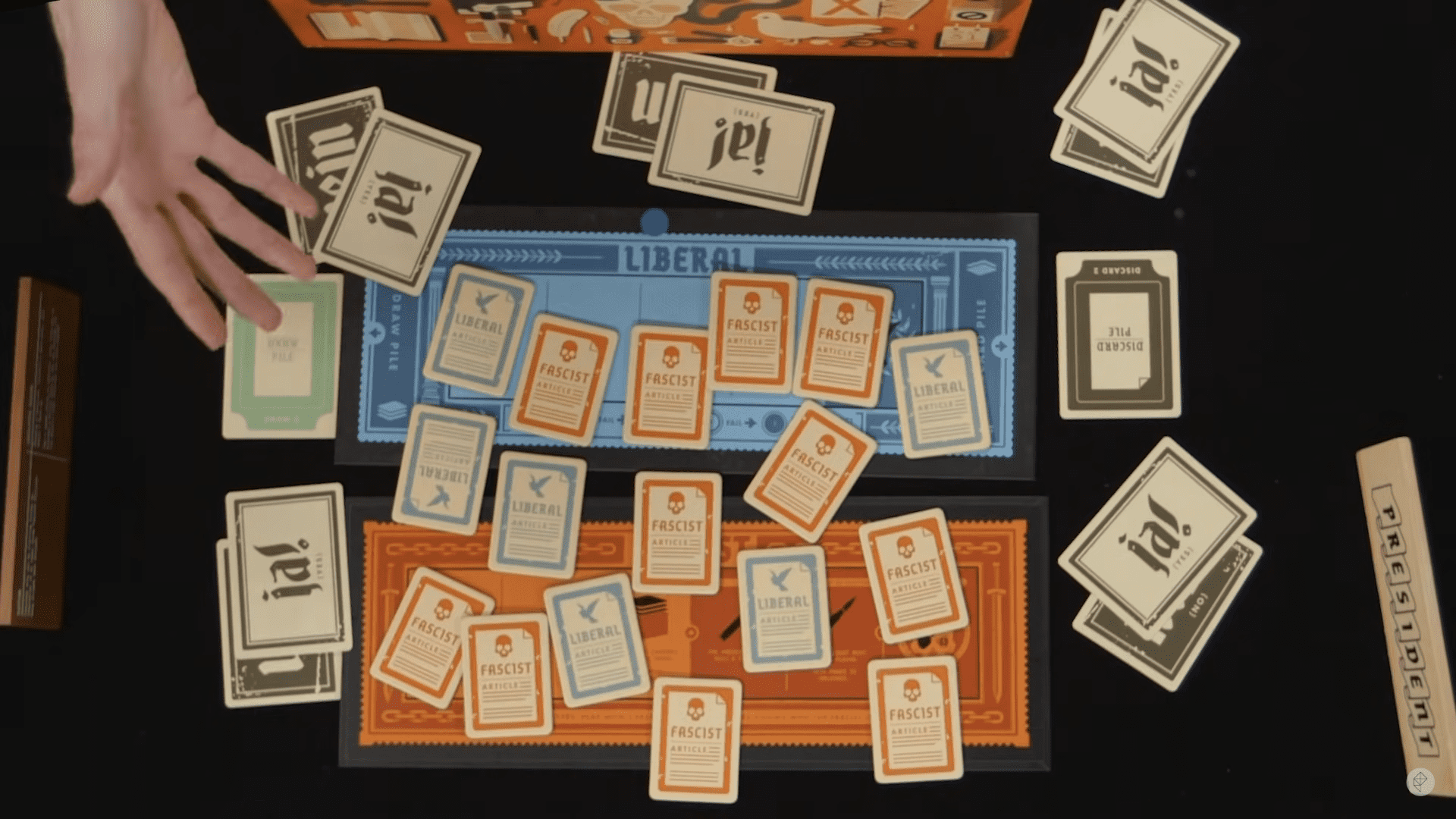 2022 SECRET HITLER Game Cards - Against - Humanity Table Cards