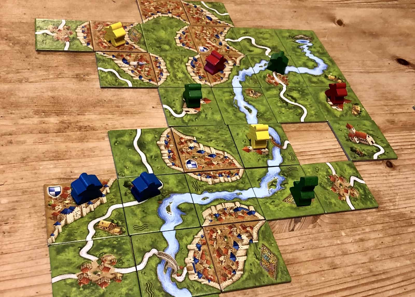 carcassonne river start of game