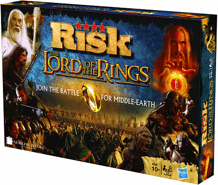 Risk: The Lord of the Rings Trilogy Edition, Strategy Board Game for Ages  10 and Up, for 2-4 Players - Avalon Hill