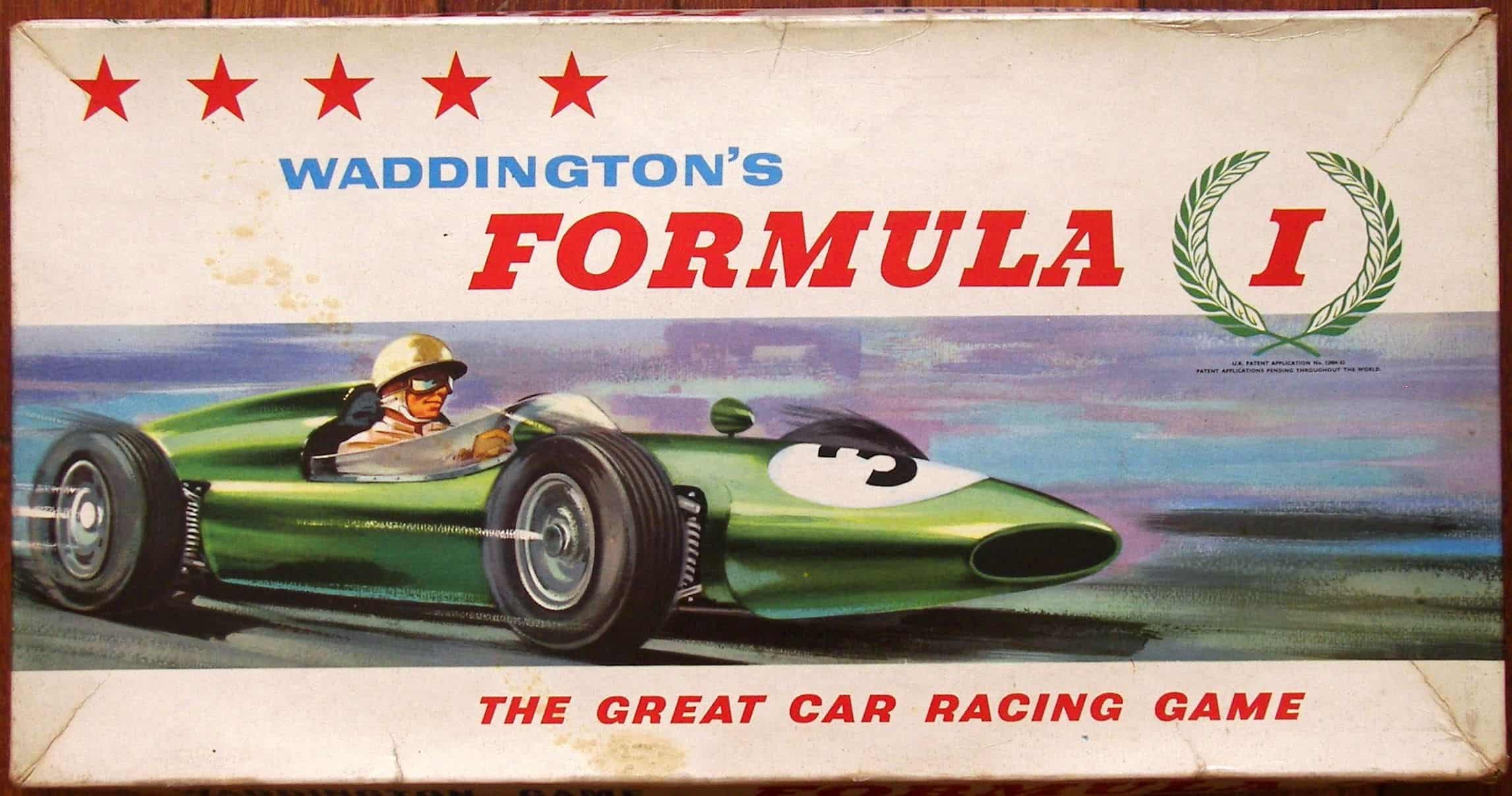 formula-1 Top Vintage 1960s Board Games