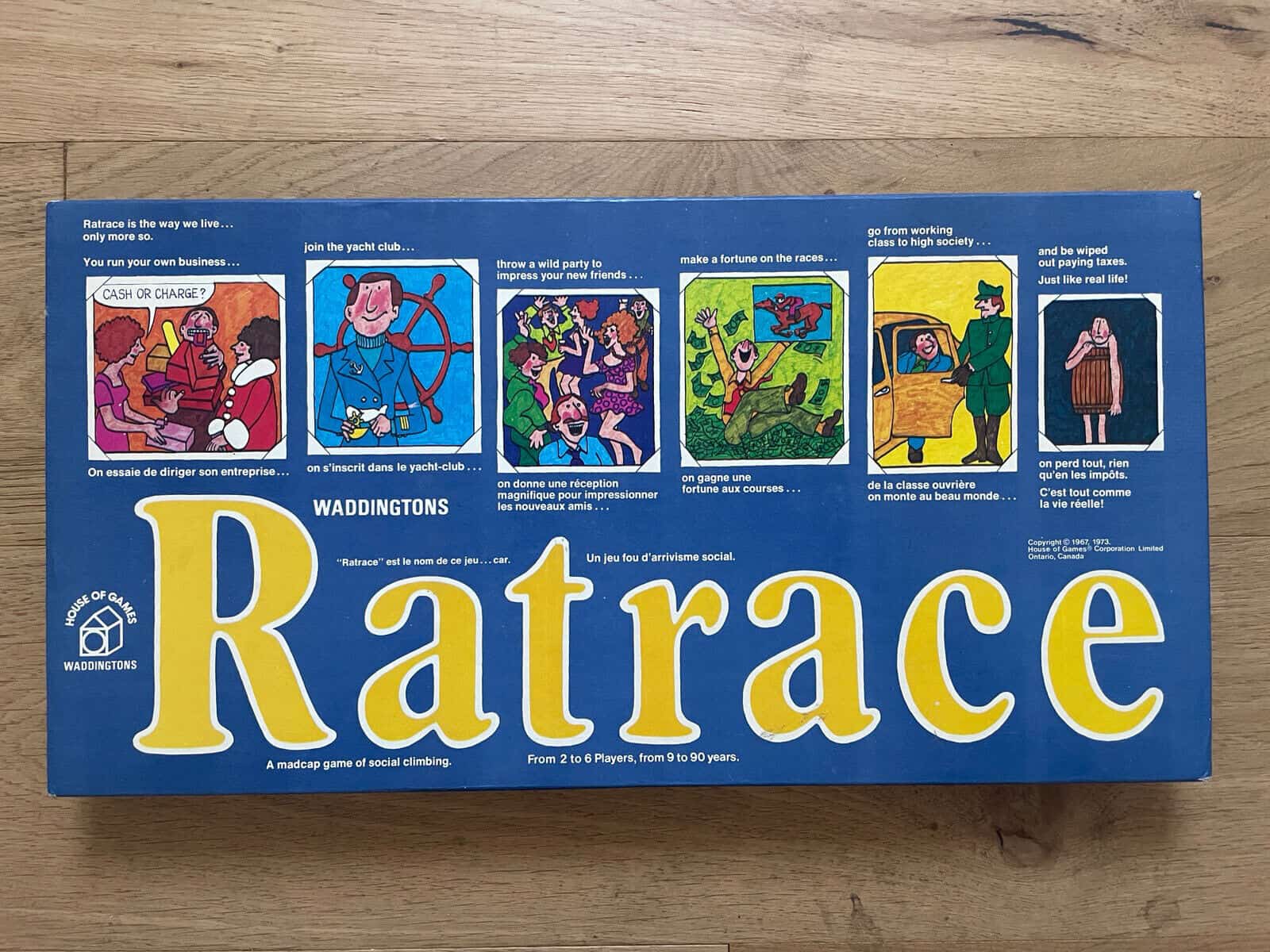 ratrace Top Vintage 1960s Board Games