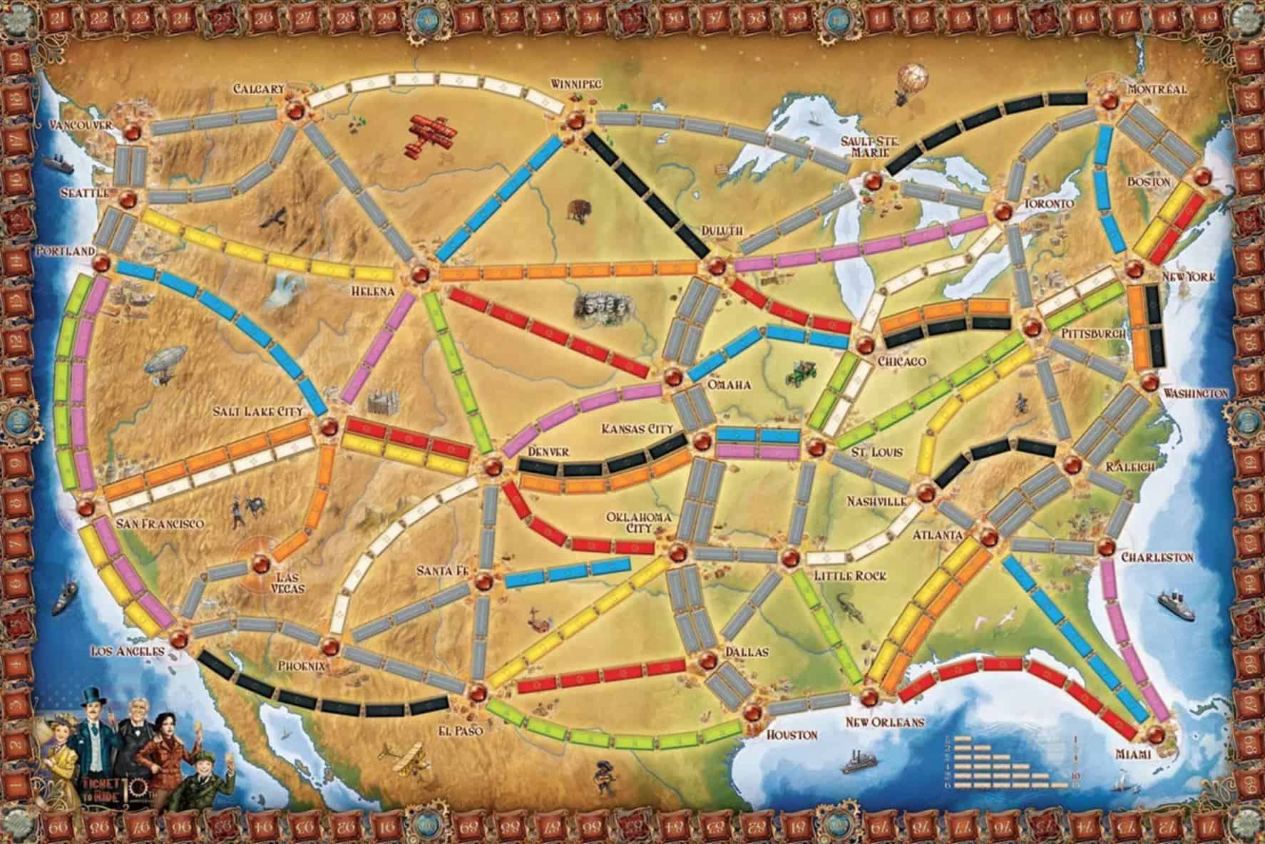 10th Anniversary Edition Ticket to Ride