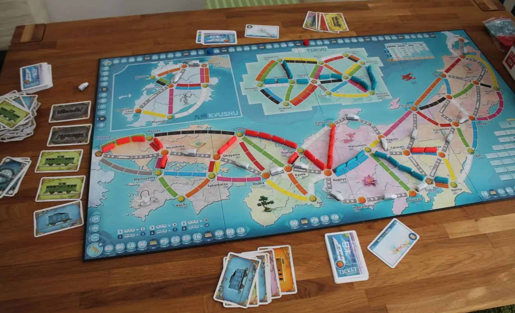 Japan And Italy Ticket to Ride