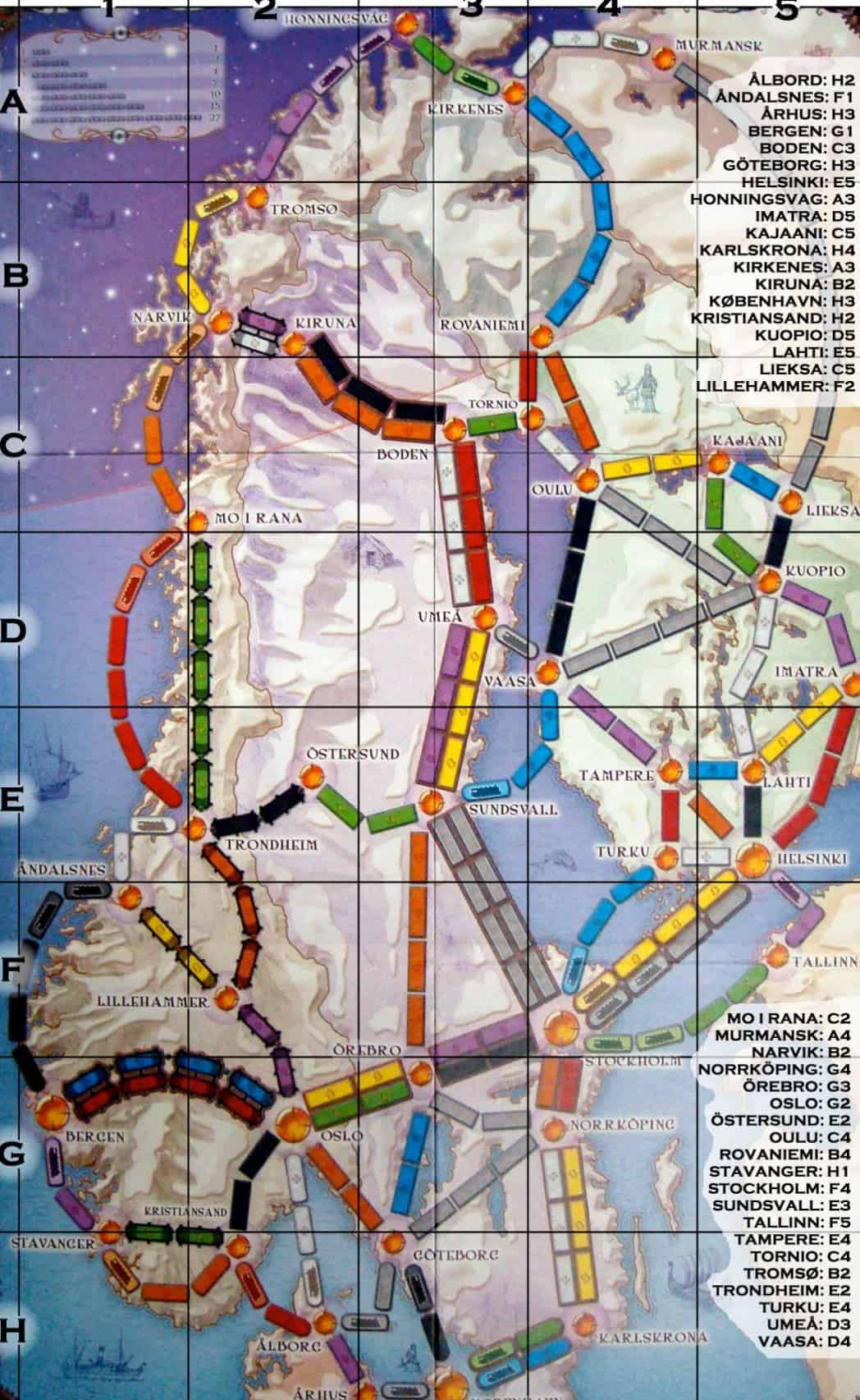 Ranked: Every Ticket to Ride map