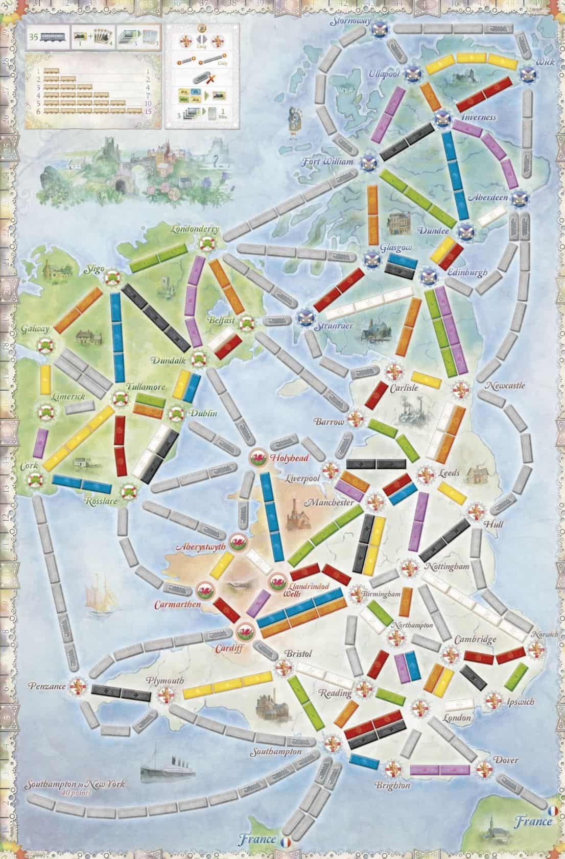 United Kingdoms And Pennsylvania  Ticket to Ride