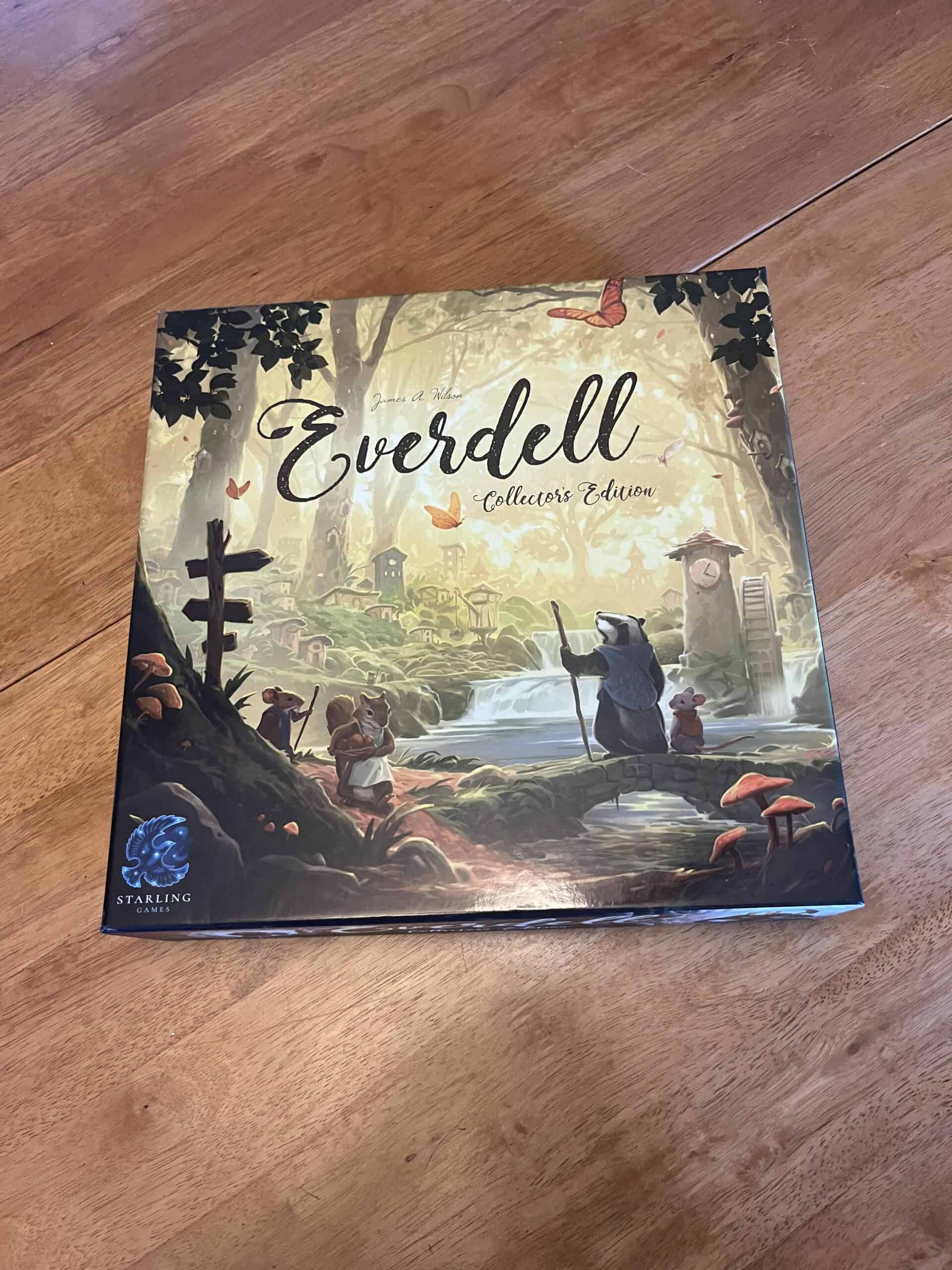 Everdell Board Game box design 