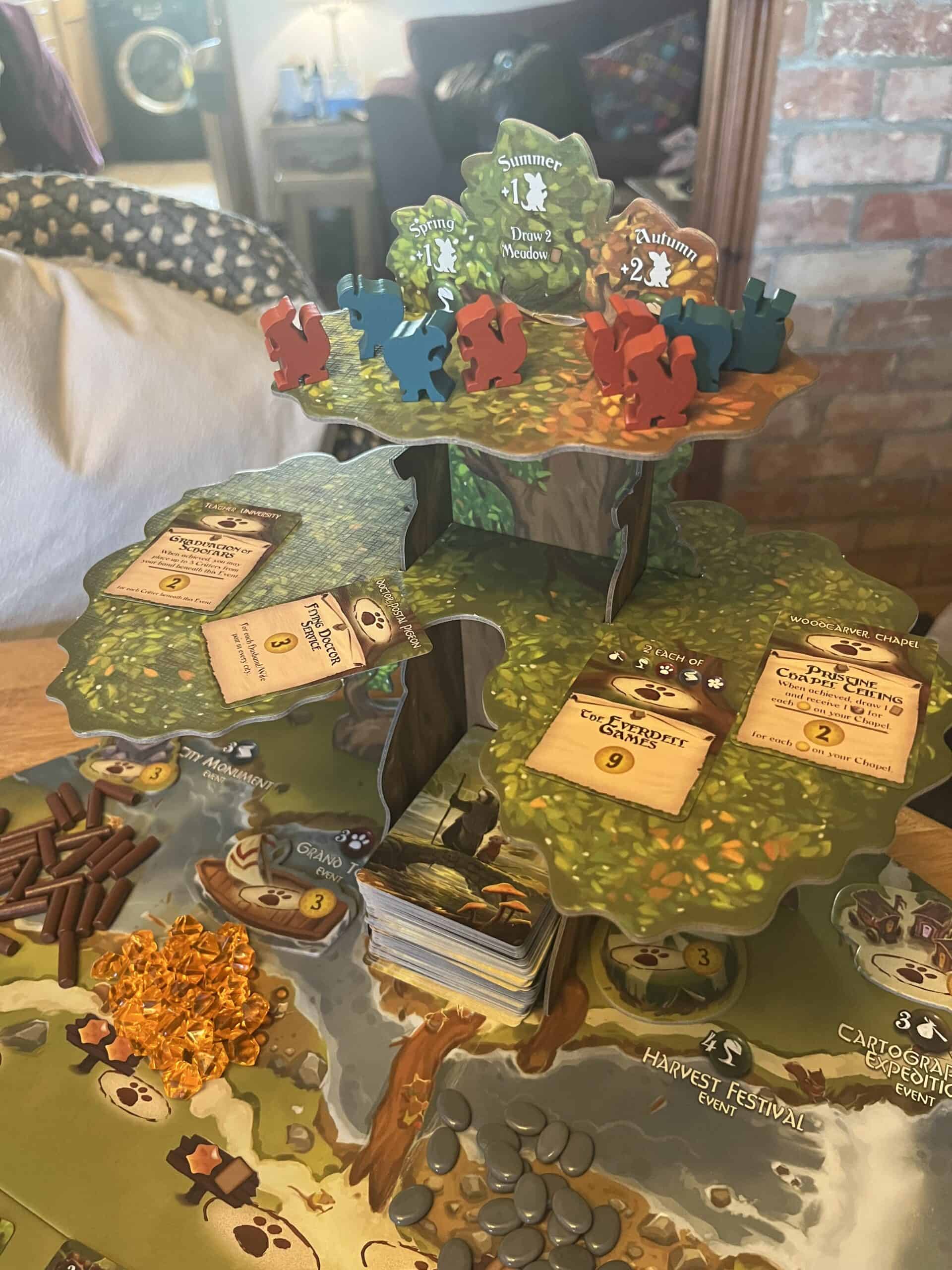 Everdell Board game play