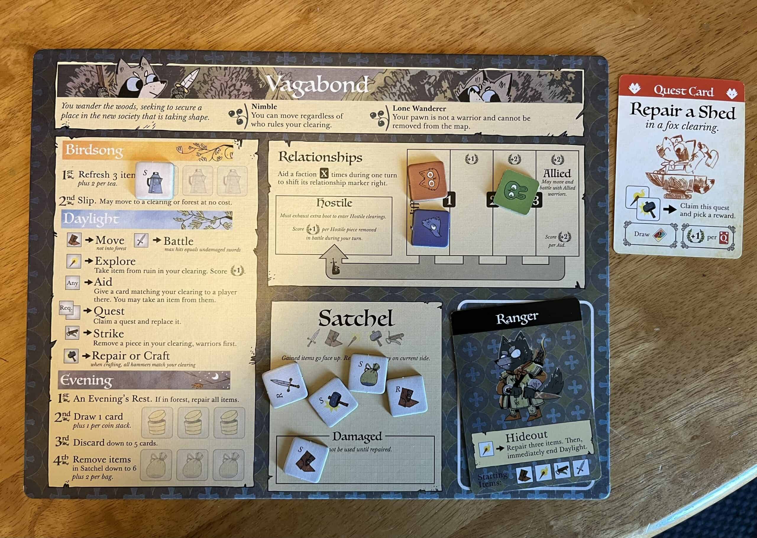 Root Board Game Vagabond